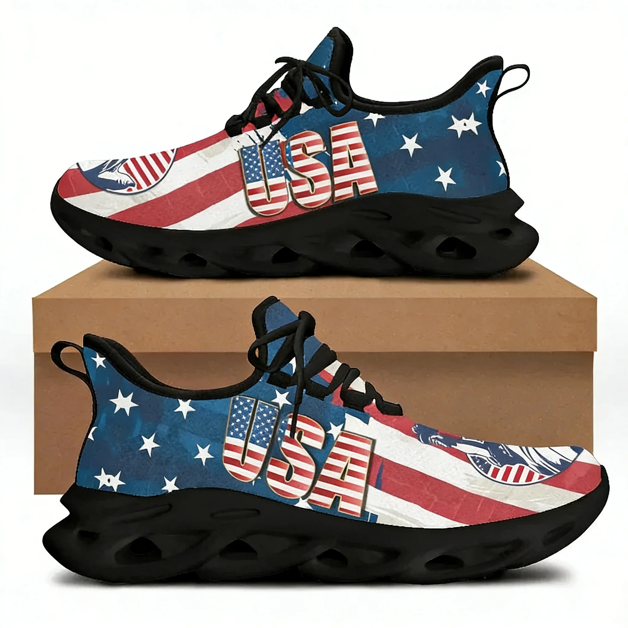 Men'S Shoes Liberty - 7.4 アメリカの国旗自由の女神プリントフラットシューズ女性用クールスニーカー女性春夏女性靴