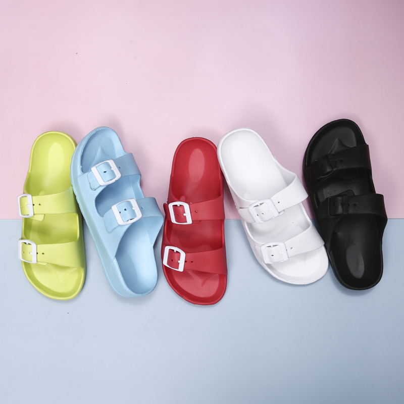 Men Shoes On Sale - ハウススリッパ 軽量で調節可能なEVAサンダル、ダブルストラップ付き、カップル向け、屋外＆屋内用スリッパ、男性女性用に最適