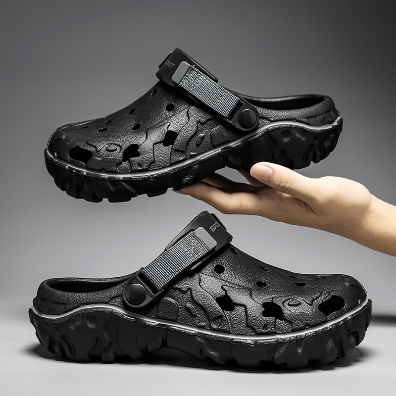 Men'S Shoes Dress Casual - ホールクロッグス メンズ トレンド カジュアル クローズドトゥ 厚底