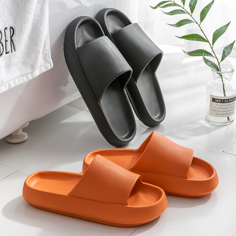 Men Shoes On Sale - クラウドクッションスリッパ 女性&男性用 - 超ソフトサマーハウススライド、厚いソールの滑り止めバスルームサンダル、屋内/屋外用