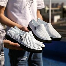 Men Shoes Office - ヴィンテージミニマルメンズ手作りニット布靴弾性簡単着用スキッドソールマッチカジュアルキャンバスシューズ春夏のお出かけ