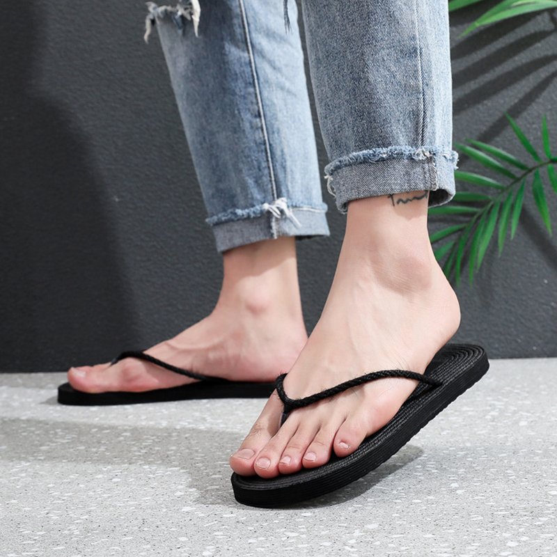 Men'S Shoes Dress Casual - カジュアルフリップフロップ男性用スリッパビーチサンダル夏ノンスリップフラットスライド男性スリッパ屋内ハウスシューズパントゥフルオム