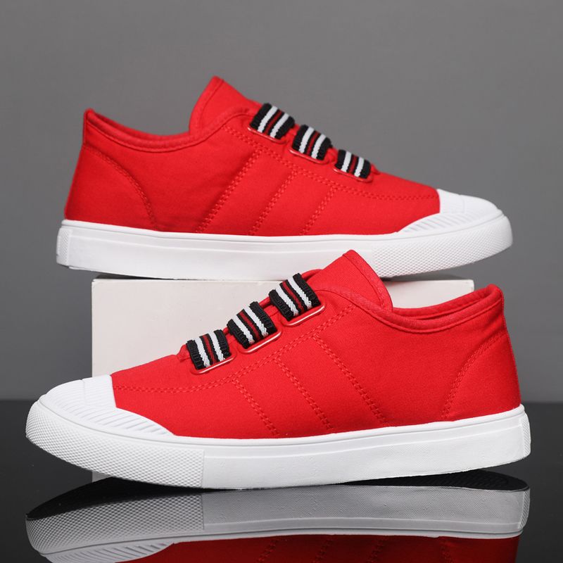 Men Shoes Red Tape - 2026年新作 メンズ レッド キャンバス スリッポン スニーカー