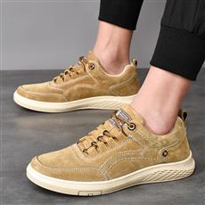 Men Shoes Office - ミニマリストコンフォートメンズ手織りキャンバスシューズソリッドカラースリッポンデザインソフトアウトソールオールデイリーストリートレジャーウォーキングフットウェア