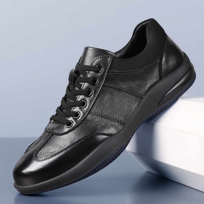 Men Shoes Oxford - ヒップホップ風ホール付きセミフォーマルシューズ メンズ オックスフォード ブラック モカシン メンズフォーマル