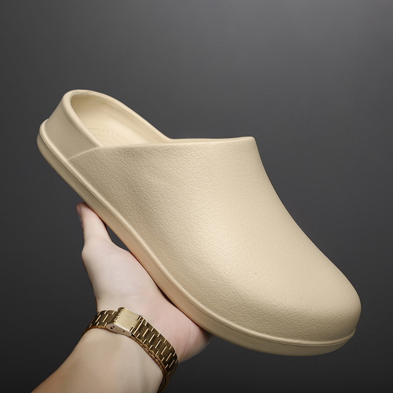 男性スリッパ防水アンチスキッドシェフシューズ通気性スリップオ - Men'S Shoes Dress Casual のレビューと価格