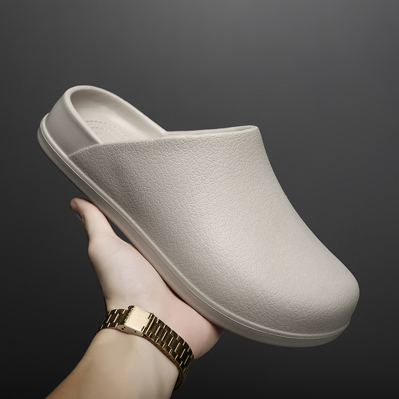 男性スリッパ防水アンチスキッドシェフシューズ通気性スリップオ - Men'S Shoes Dress Casual のレビューと価格