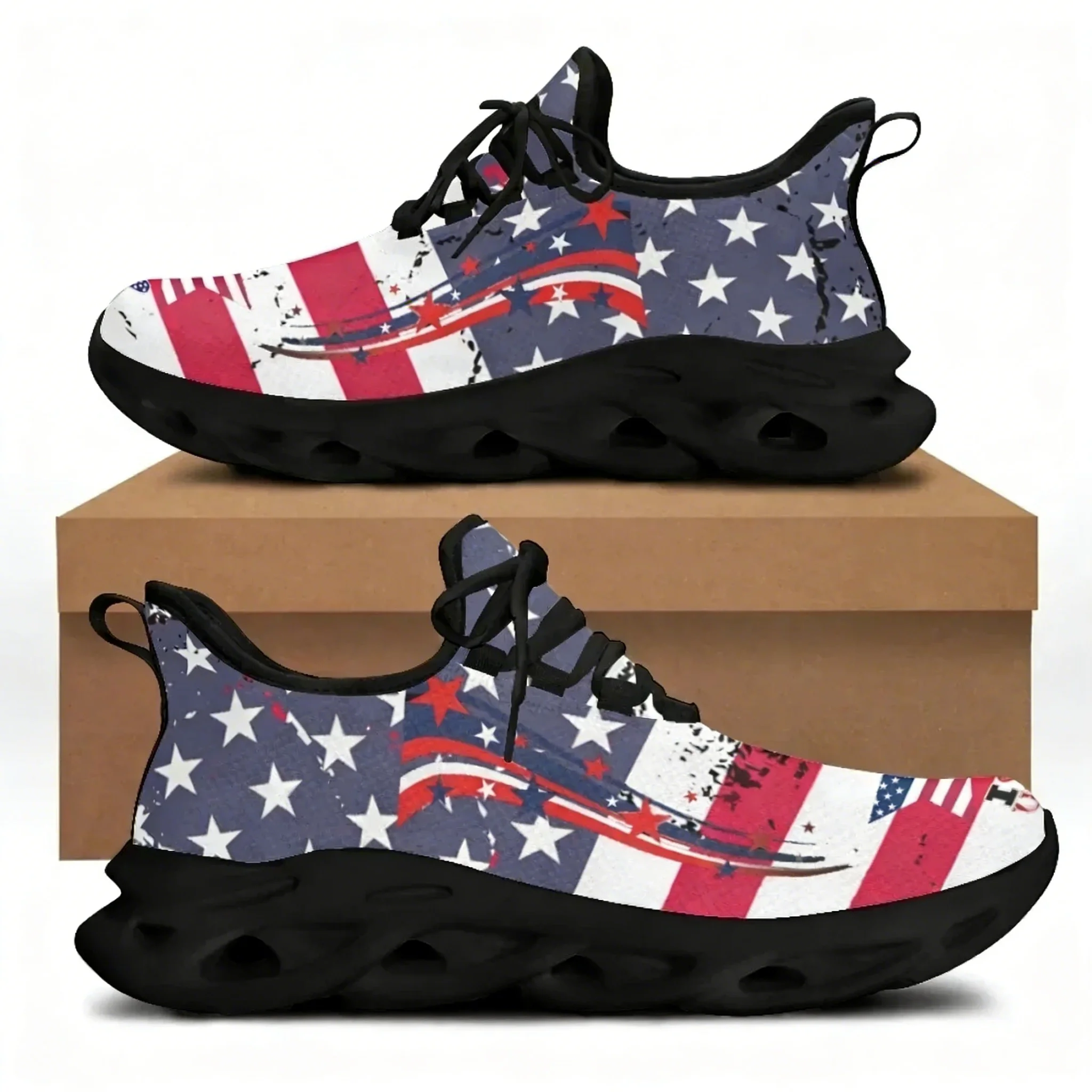 7.4 アメリカの国旗自由の女神プリントフラットシューズ女性 - Men'S Shoes Liberty のレビューと価格