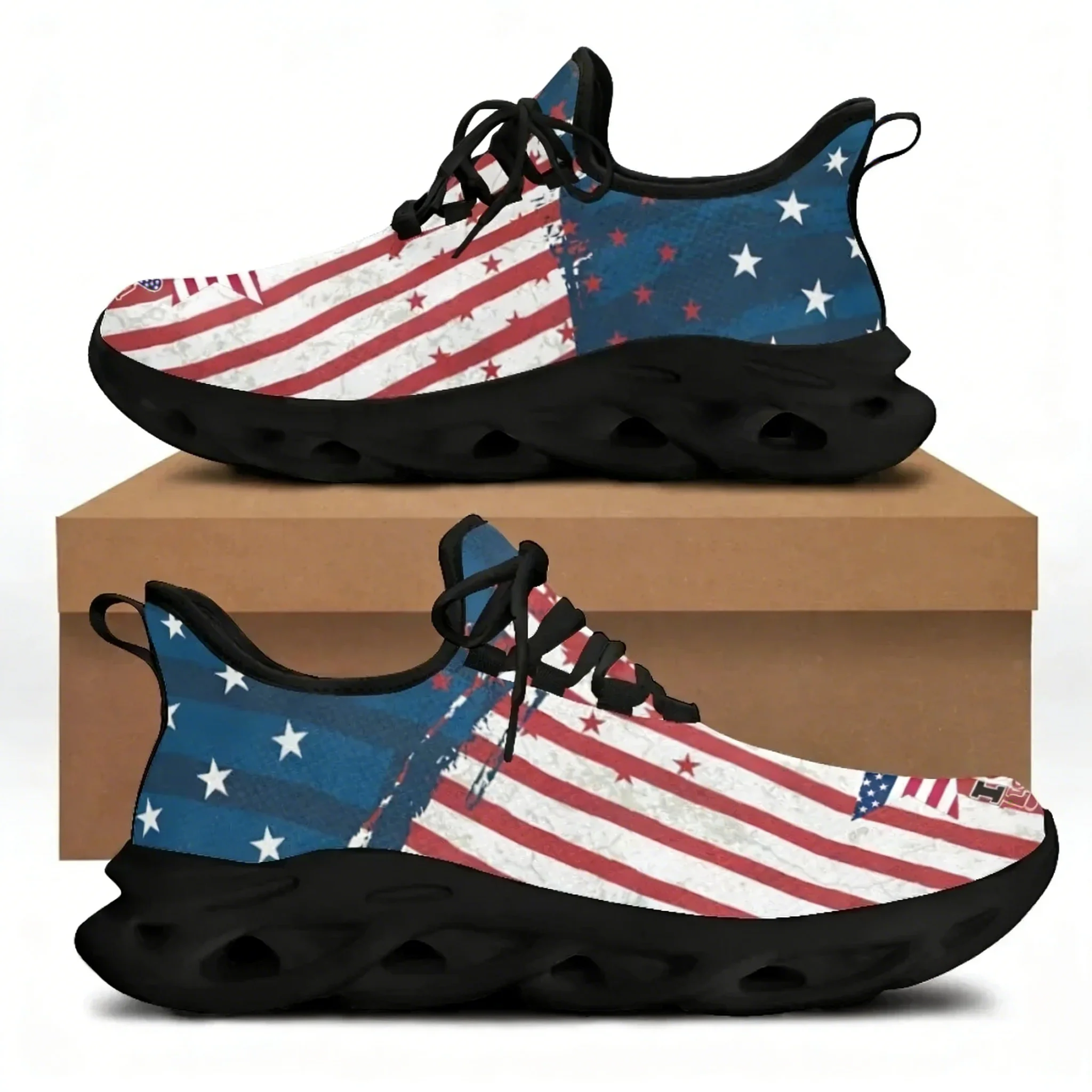 7.4 アメリカの国旗自由の女神プリントフラットシューズ女性 - Men'S Shoes Liberty のレビューと価格