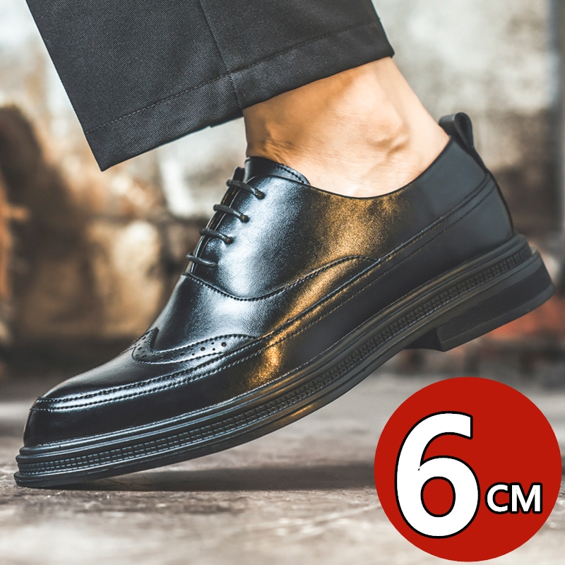 メンズ身長アップレザーシューズ ビジネスフォーマル レースア - Men Shoes Oxford のレビューと価格