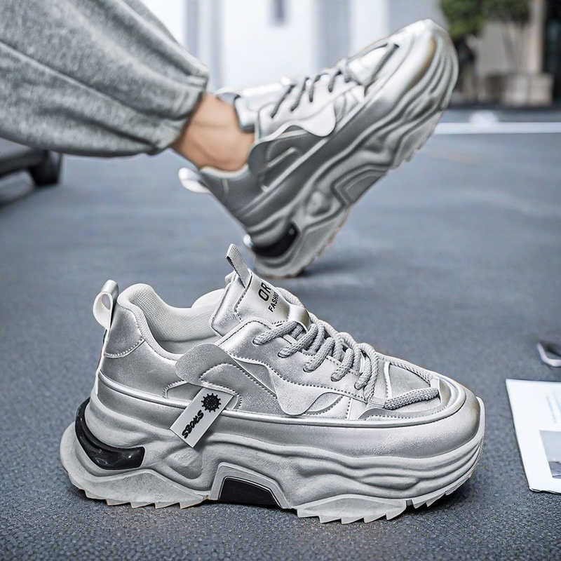 ブラック プラットフォーム テニス メンズ スポーツ ウーブ - Men Shoes Black のレビューと価格