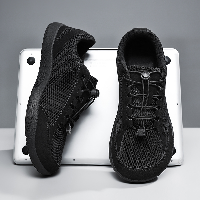 夏ワイドトゥメンズカジュアルスニーカーミニマリストゼロソール - Minimalist Barefoot Shoe のレビューと価格