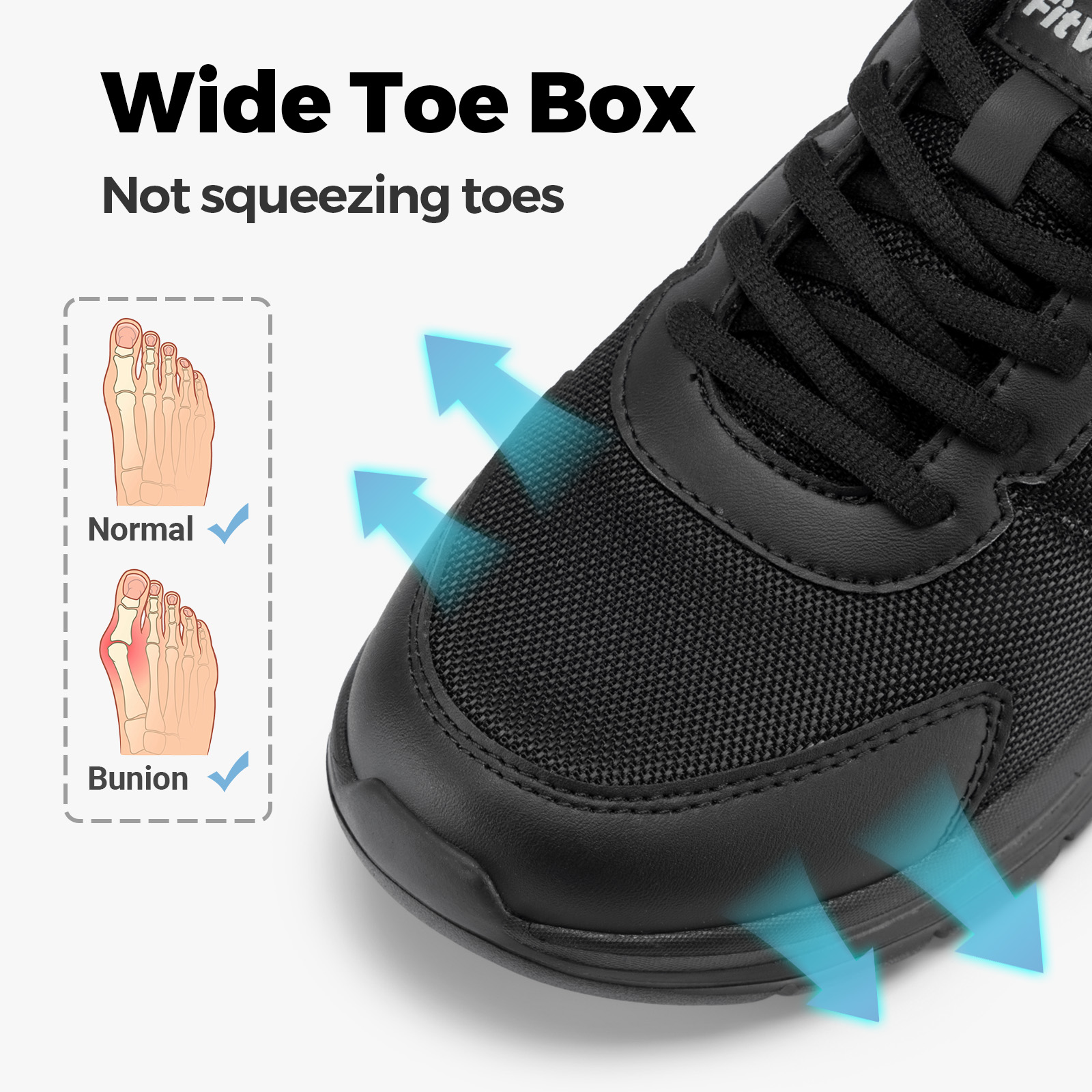 FitVille メンズ ウォーキングシューズ ワイド 軽量 - Men'S Shoes Plantar Fasciitis のレビューと価格