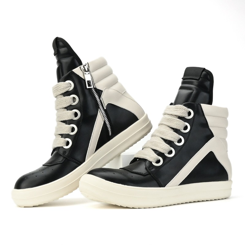 高品質カジュアルスニーカー男性用ファッション厚底ハイカットメ - Men Shoes On Sale のレビューと価格