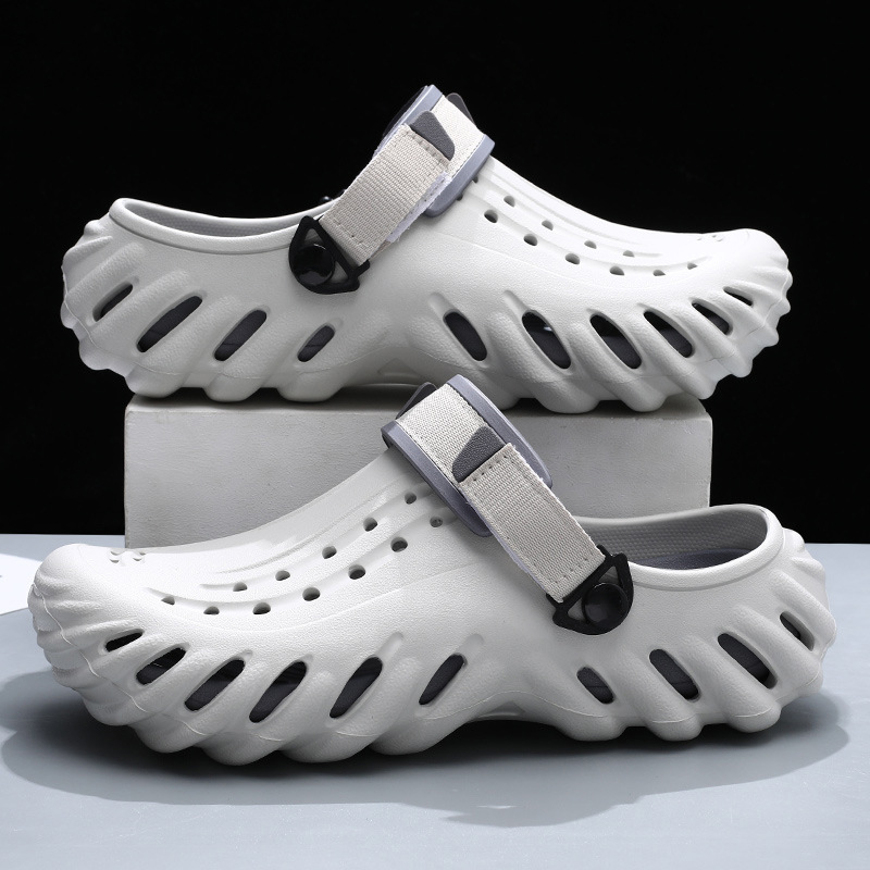 メンズカジュアル厚底穴あきシューズ、滑り止めEVA素材、おし - Men'S Shoes Dress Casual のレビューと価格