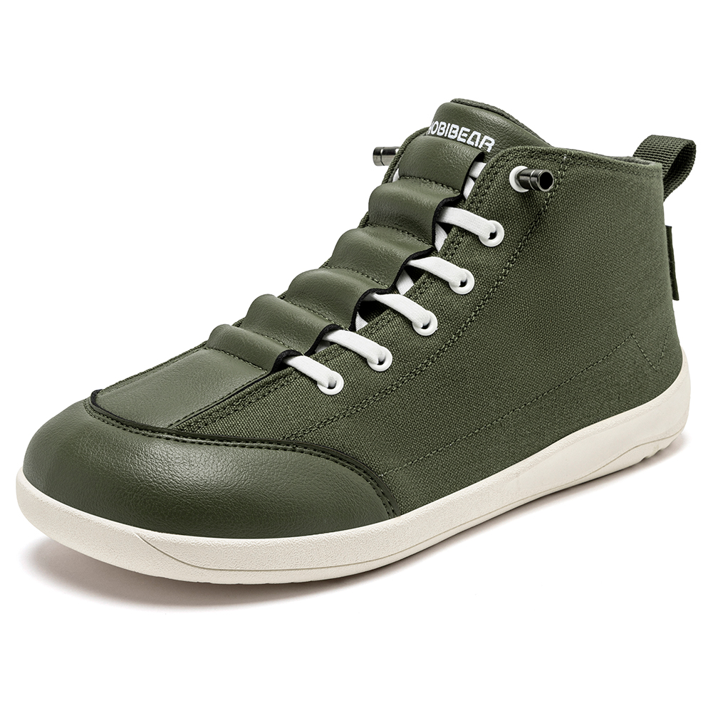 HOBIBEAR ミッドトップ キャンバスブーツ ユニセック - Minimalist Barefoot Shoe のレビューと価格