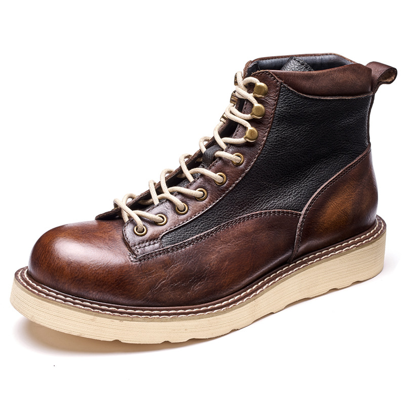 手作りメンズアンクルオックスフォードブーツ高級本革 2026 - Men Shoes Oxford のレビューと価格
