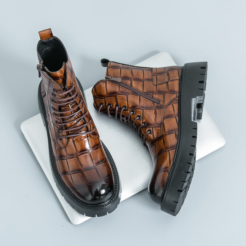 夏のメンズファッションチェルシーブーツブラックブラウンアメリ - Men Shoes Office のレビューと価格
