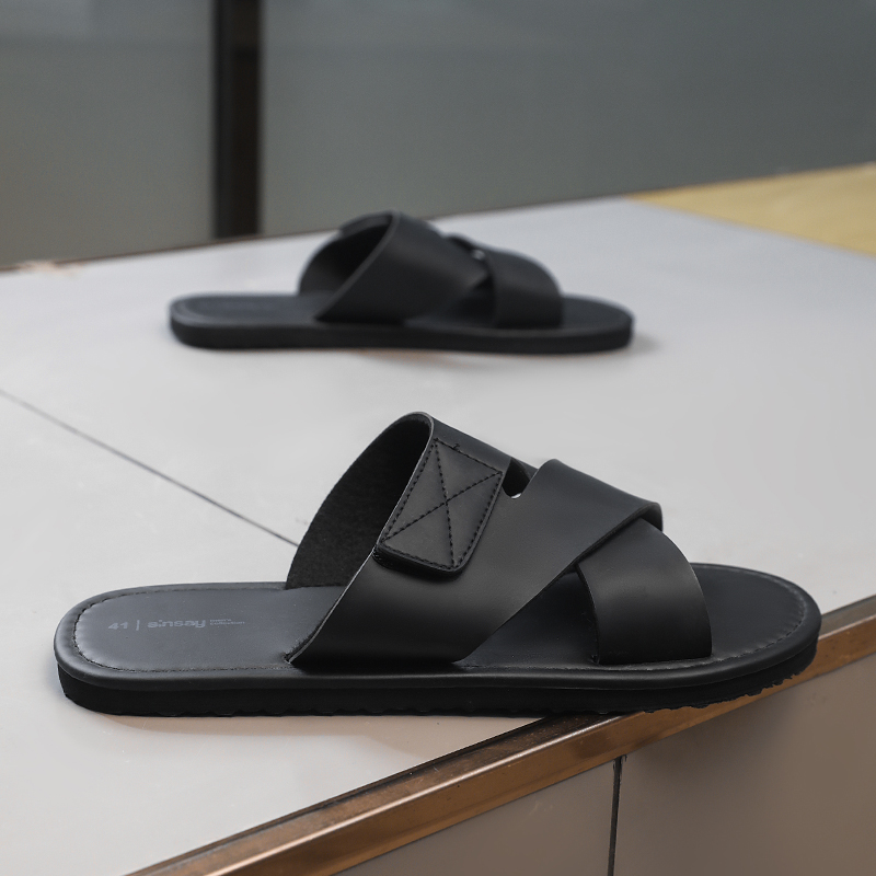 メンズスリッパ 2026 新しい夏のレジャー韓国ファッション - Men Shoes On Sale のレビューと価格