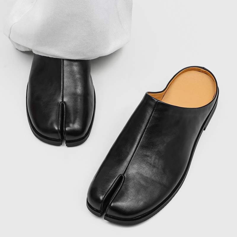高級デザイナースプリットトゥタビバオトウメンズスリッパファッ - Men'S Shoes With Support のレビューと価格