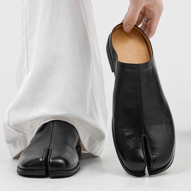 高級デザイナースプリットトゥタビバオトウメンズスリッパファッ - Men'S Shoes With Support のレビューと価格