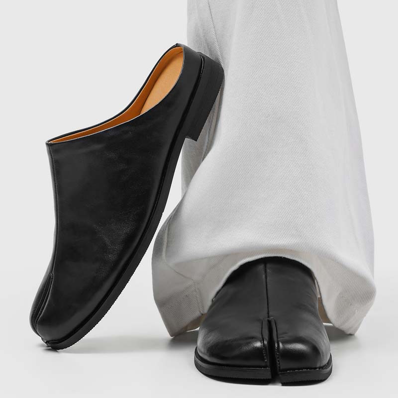 高級デザイナースプリットトゥタビバオトウメンズスリッパファッ - Men'S Shoes With Support のレビューと価格