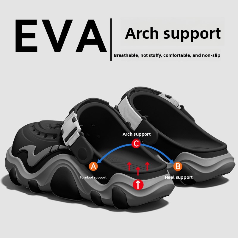 2026年夏の男性向けアーチサポート付き穴あきシューズ、滑り - Men'S Shoes With Support のレビューと価格