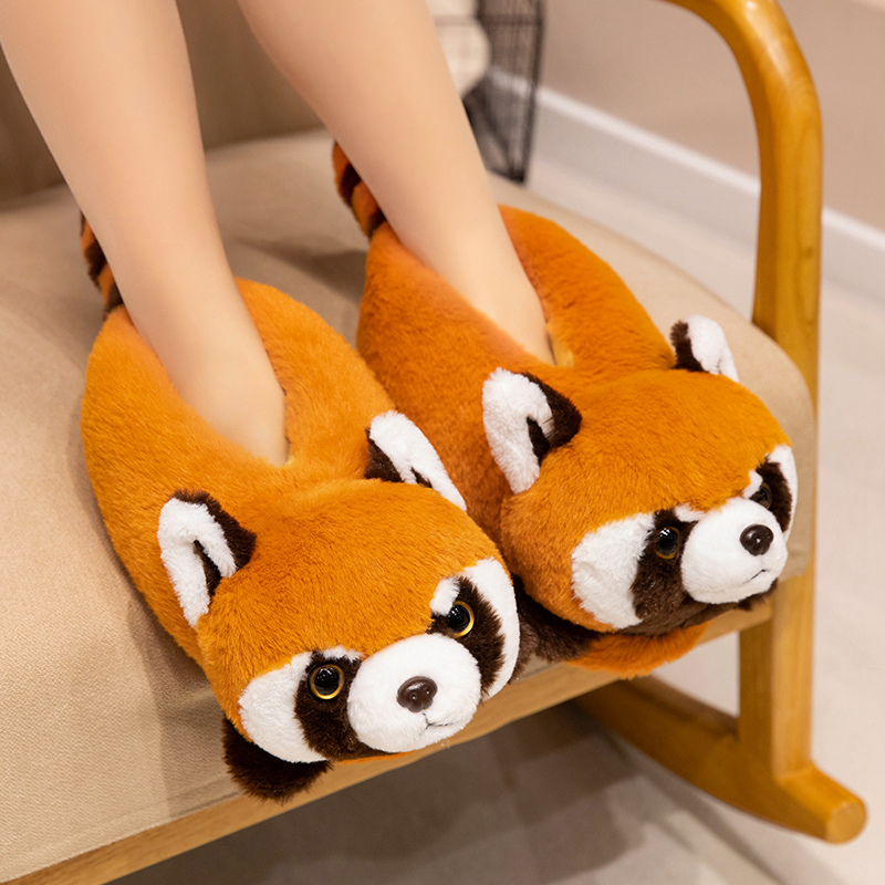 ハイランド牛レッサーパンダぬいぐるみスリッパキツネオレンジぬ - Men Shoes Red Tape のレビューと価格