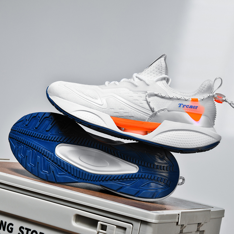 プラットフォームメンズスニーカーストリートスタイルの靴男性ス - Men'S Shoes Good For Running のレビューと価格