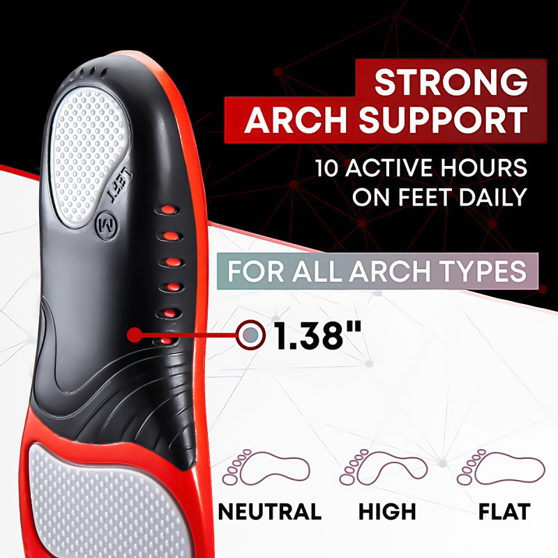 プレミアムシリコンゲルインソール 靴用 男女兼用 整形外科ア - Men'S Shoes Plantar Fasciitis のレビューと価格