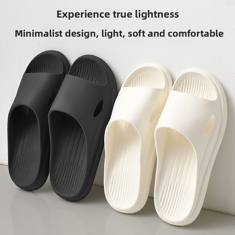 静音サマースリッパ 通気性抜群 バスルームサンダル 防臭 滑 - Men Shoes On Sale のレビューと価格