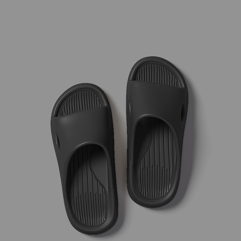 静音サマースリッパ 通気性抜群 バスルームサンダル 防臭 滑 - Men Shoes On Sale のレビューと価格