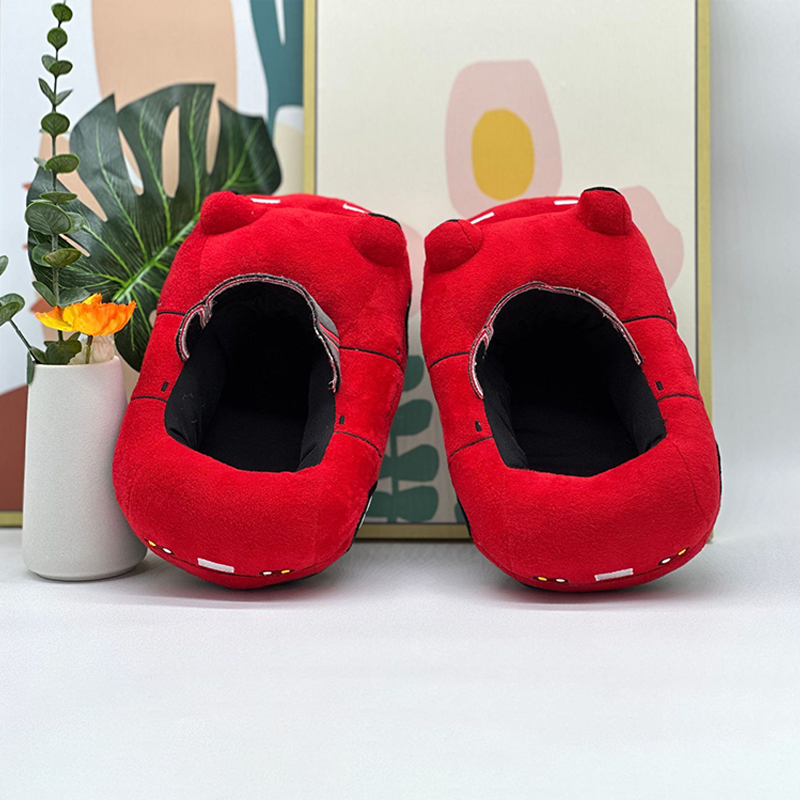 男性と女性のための赤い豪華な車のスリッパ,屋内のぬいぐるみ, - Men Shoes Red Tape のレビューと価格