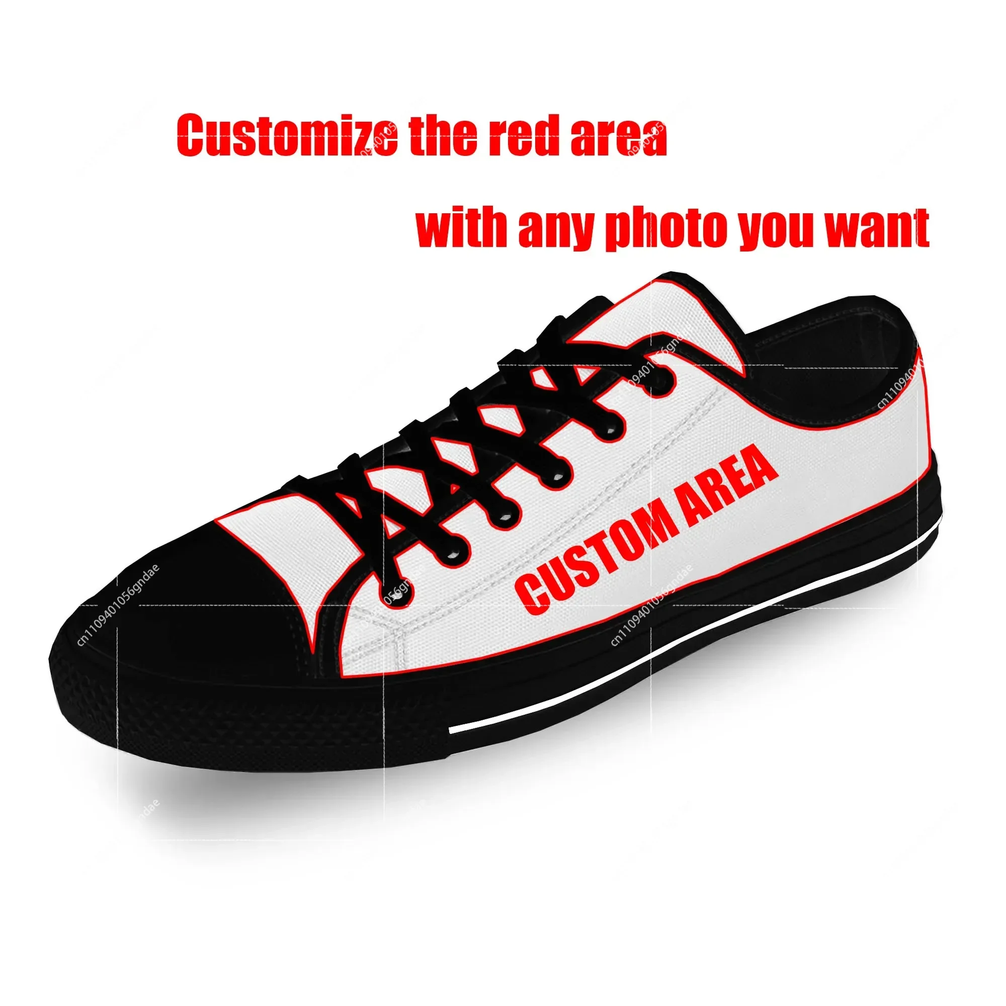 レッドボールカスタムロートップスニーカー漫画ゲームレディース - Men Shoes Red のレビューと価格
