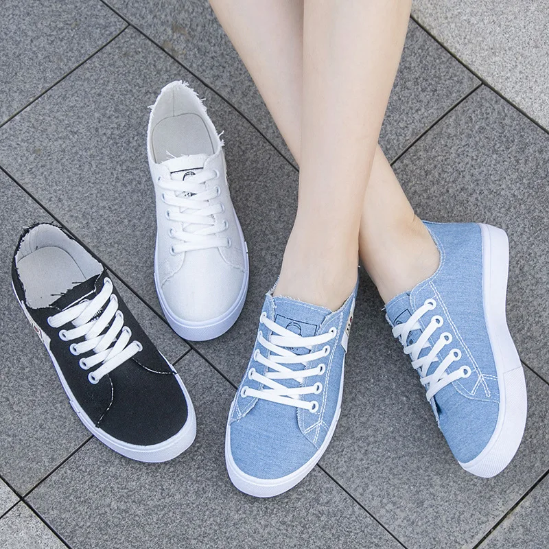 2026 春夏の女性のキャンバススニーカーロートップデニムス - Men Shoes On Sale のレビューと価格