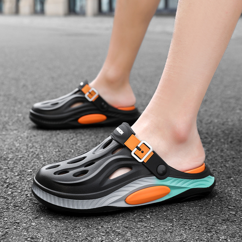 メンズサマー快適ビーチサンダル男性用フリップフロップ屋外厚底 - Men'S Shoes Dress Casual のレビューと価格