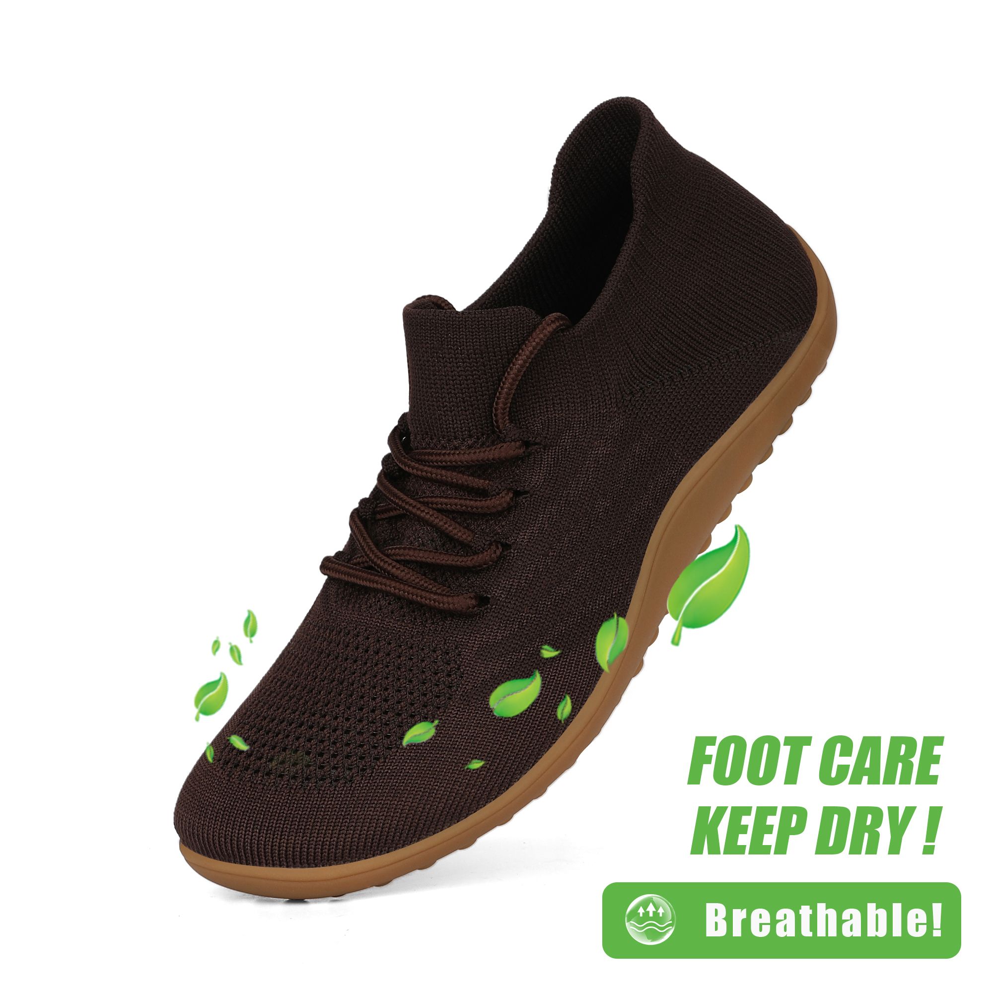 レディースワイドトゥボックスシューズ ミニマリスト通気性メッ - Minimalist Barefoot Shoe のレビューと価格