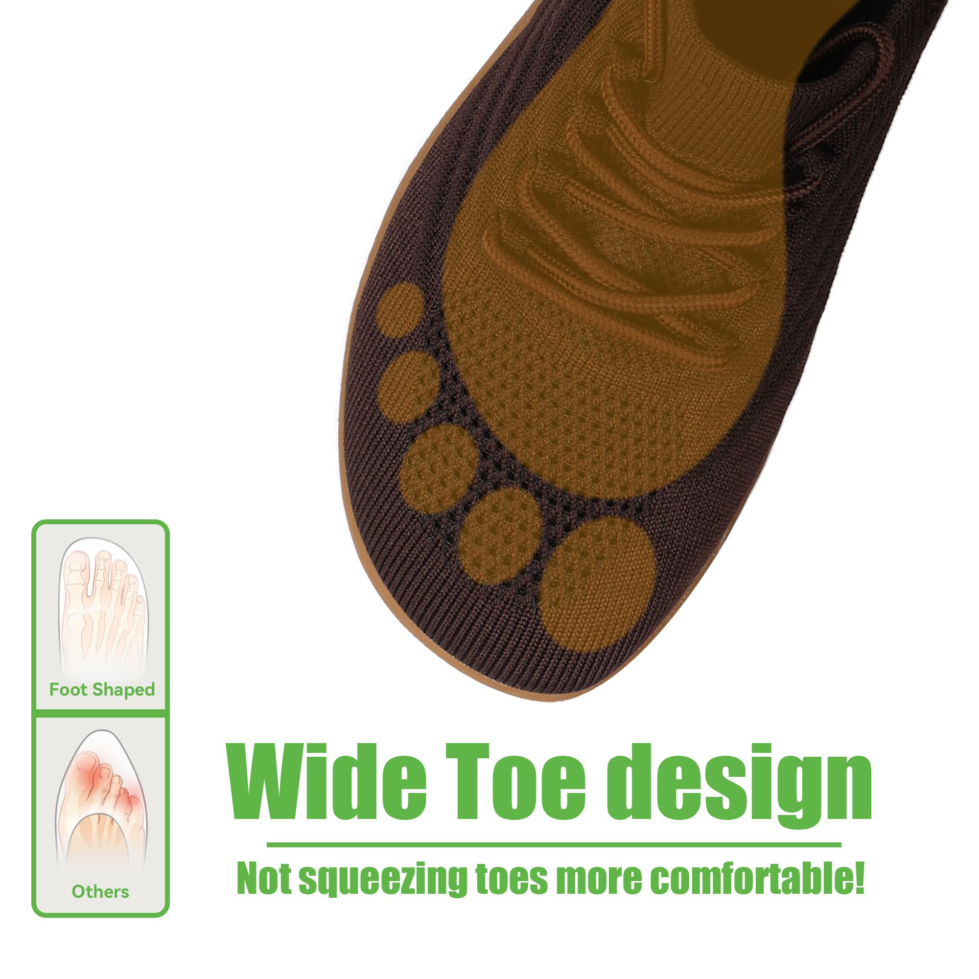 レディースワイドトゥボックスシューズ ミニマリスト通気性メッ - Minimalist Barefoot Shoe のレビューと価格