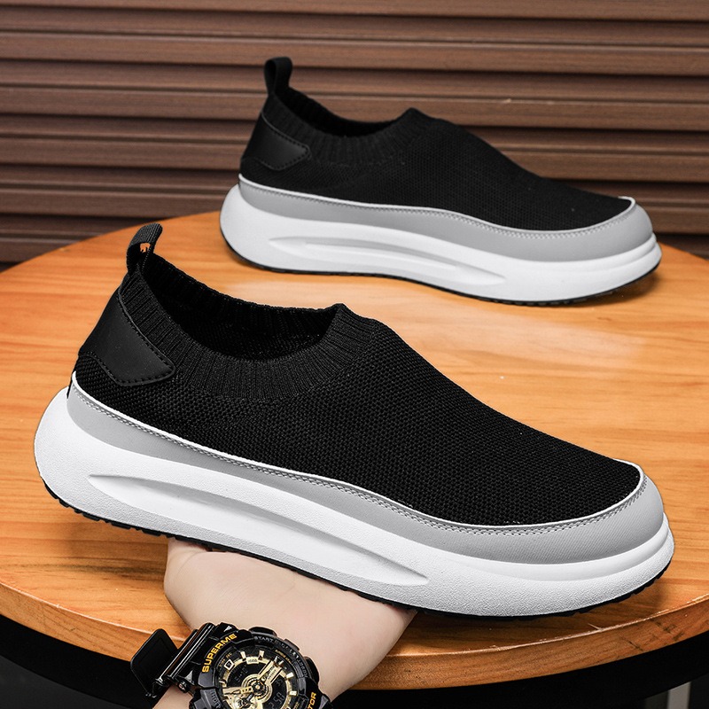 2025年新作 メンズシューズ 通気性メッシュ キャンバスシ - Men Shoes Running のレビューと価格