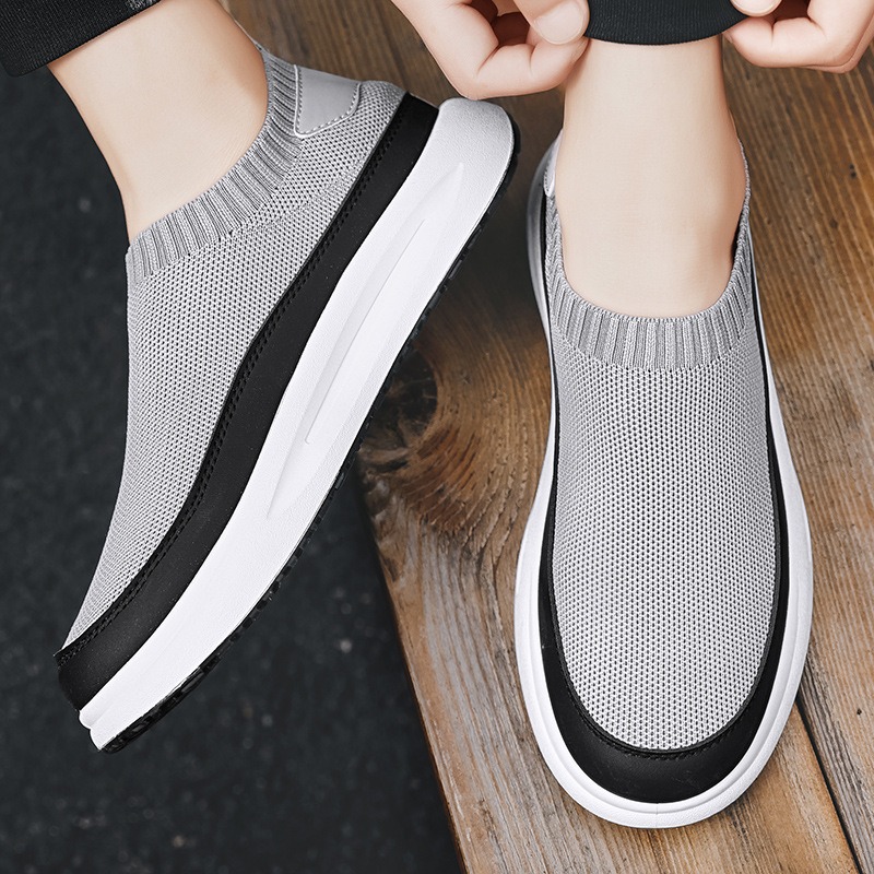 2025年新作 メンズシューズ 通気性メッシュ キャンバスシ - Men Shoes Running のレビューと価格