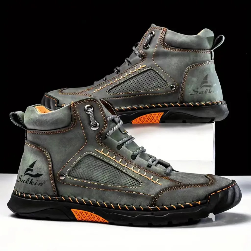 メンズ手縫いブーツプラスサイズカジュアルシューズ快適なソフト - Men'S Shoes Dress Casual のレビューと価格