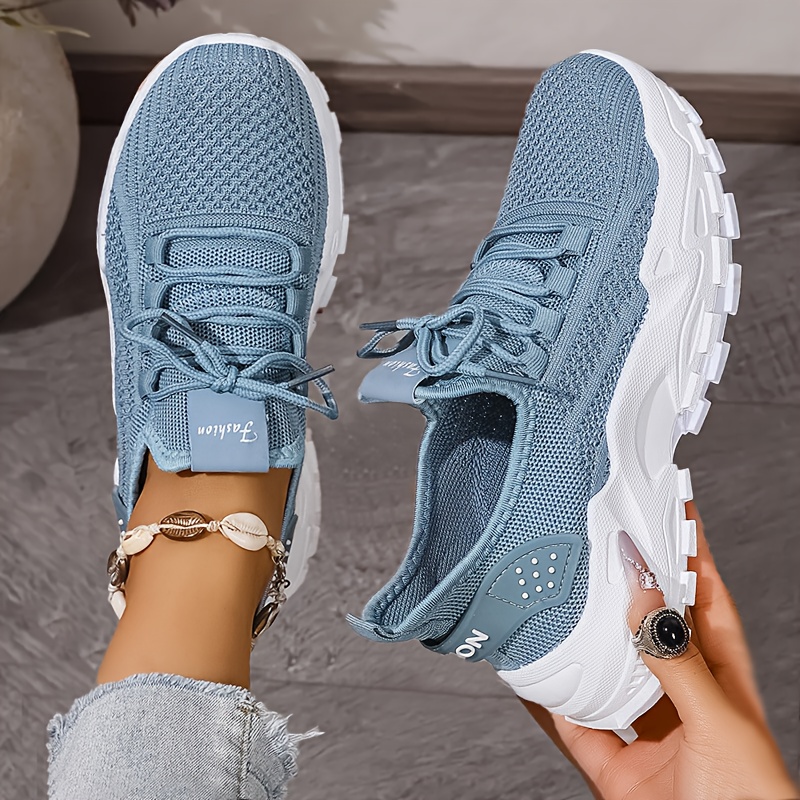 通気性のあるニットスニーカーファッション快適な滑り止めソフト - Men'S Shoes With Support のレビューと価格