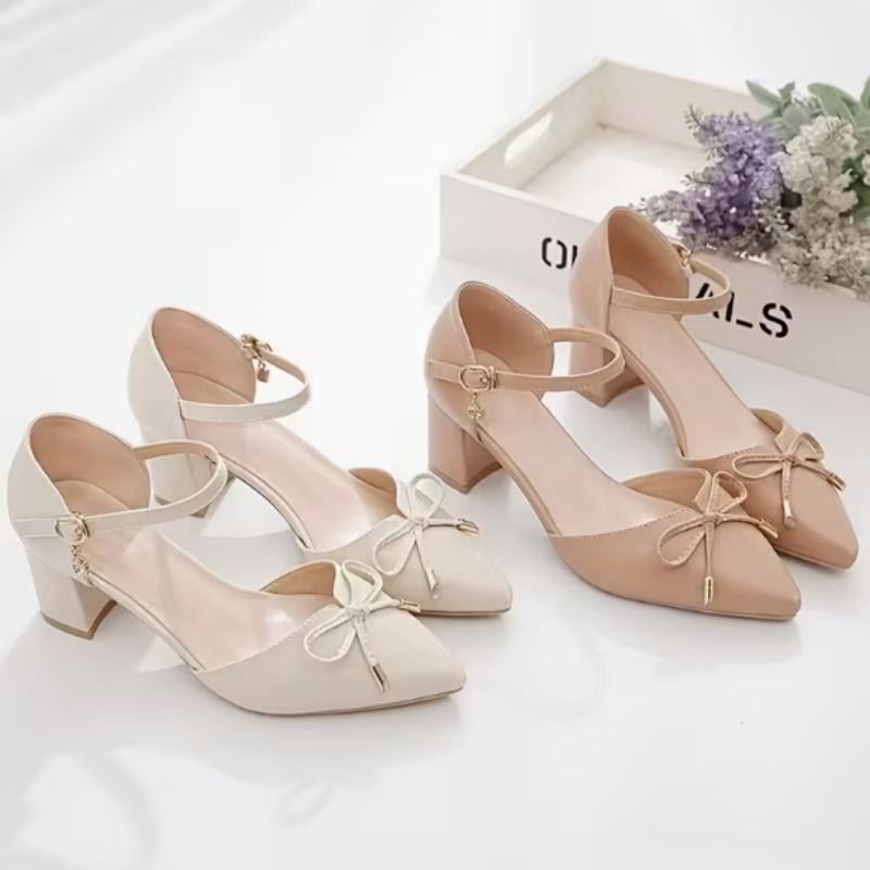 レディースハイヒールサンダル、ポインテッドトゥパンプス、蝶結 - Men Shoes Office のレビューと価格