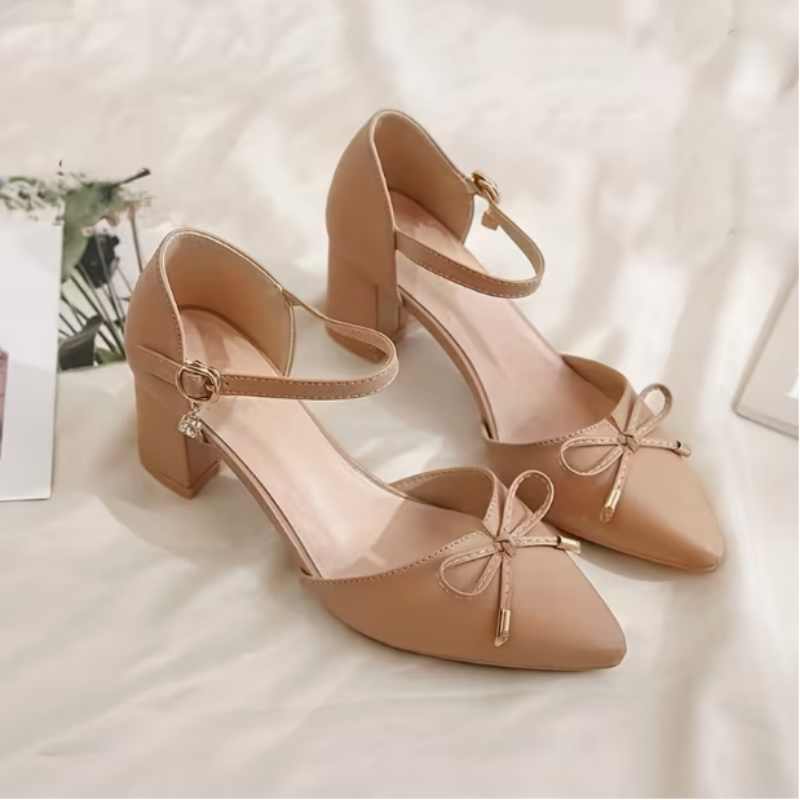 レディースハイヒールサンダル、ポインテッドトゥパンプス、蝶結 - Men Shoes Office のレビューと価格