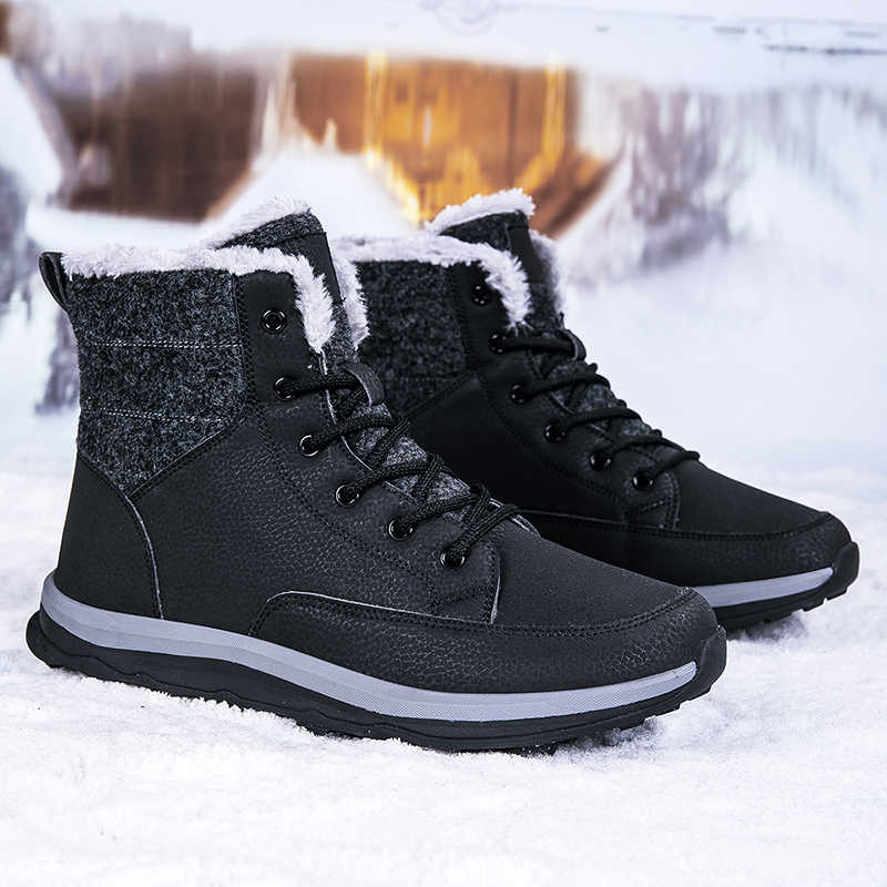 高性能ハイトップシューズ男性スニーカー高級織物メンズシューズ - Men Shoes Black のレビューと価格