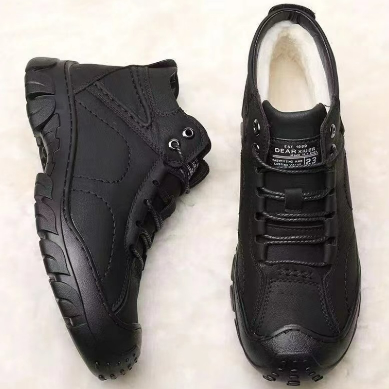 メンズブーツ レースアップ アンクルブーツ 新作 冬用 プラ - Men Shoes Office のレビューと価格