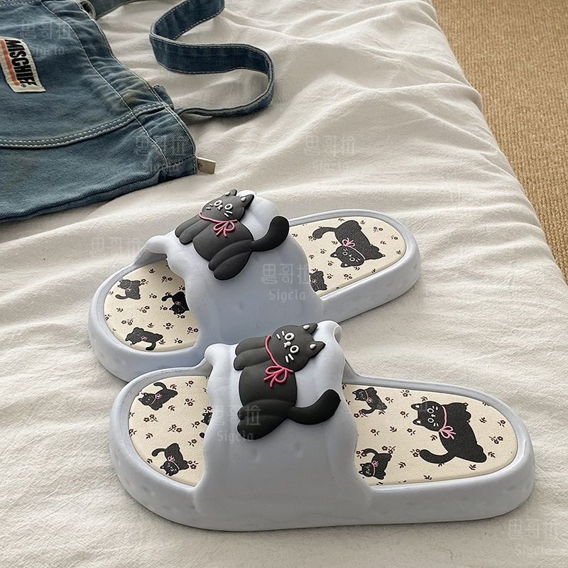Printting かわいいクマの女性スリッパ夏屋内ソフト漫 - Men Shoes On Sale のレビューと価格