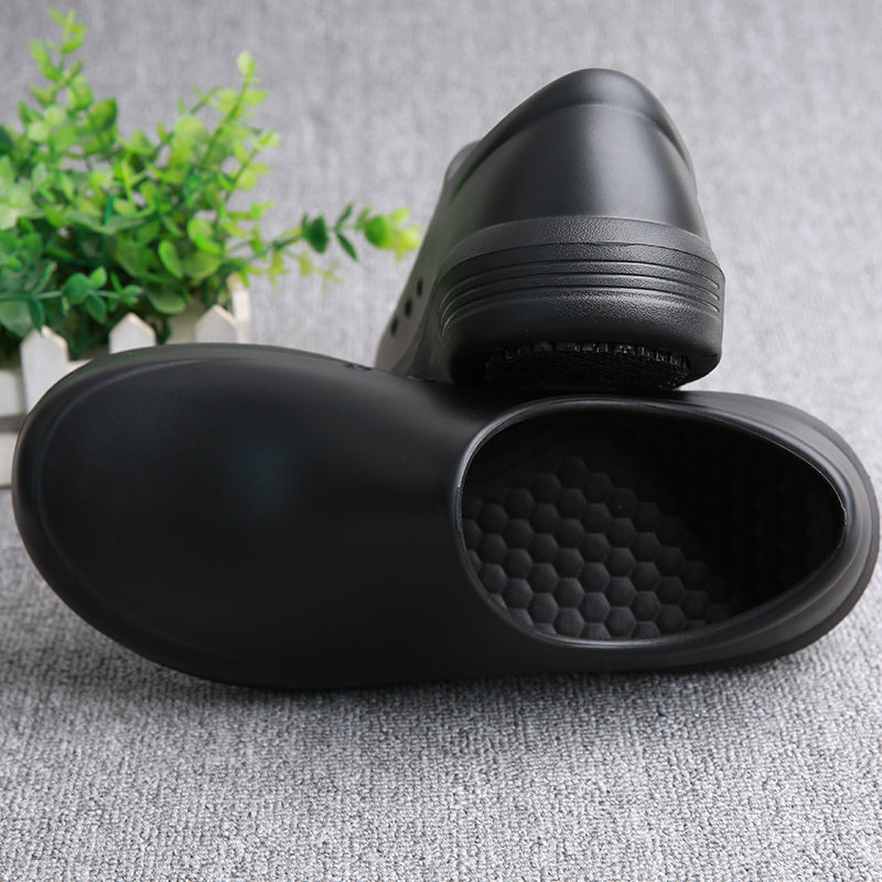 男女兼用ノンスリップシェフシューズ - 軽量で快適なスリッポ - Men Shoes Office のレビューと価格