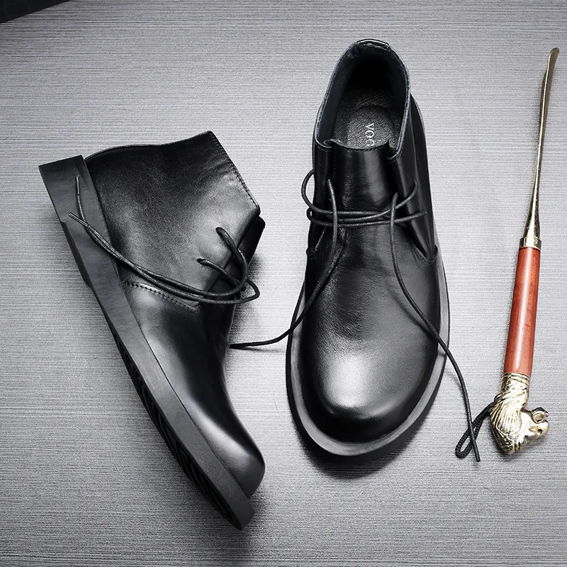 ヴィンテージ本革メンズアンクルカウスエードオックスフォードブ - Men Shoes Oxford のレビューと価格