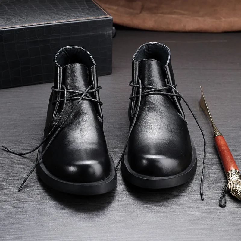 ヴィンテージ本革メンズアンクルカウスエードオックスフォードブ - Men Shoes Oxford のレビューと価格